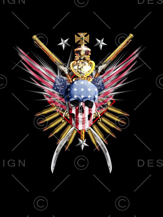 骷髅印花华亿平台图片