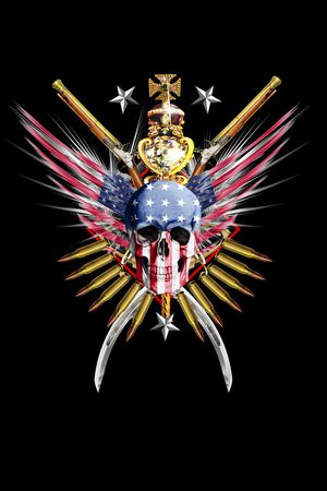 骷髅印花华亿平台图片