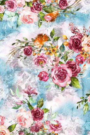 小碎花印花华亿平台图片