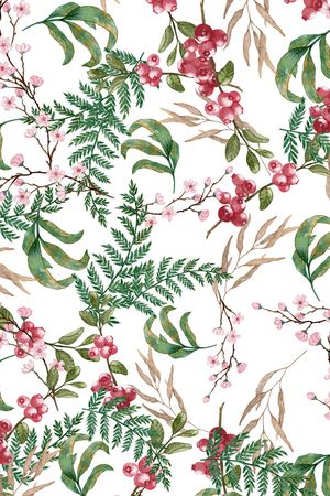 黑底花卉印花华亿平台图片