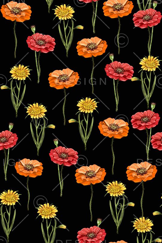 向日葵印花华亿平台图片