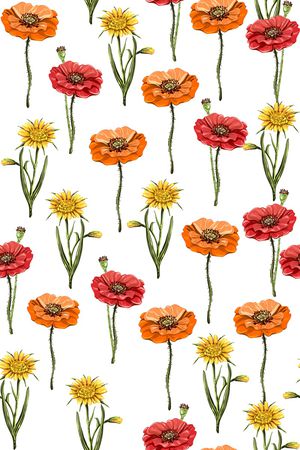 向日葵印花华亿平台图片