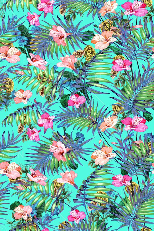 植物印花华亿平台图片