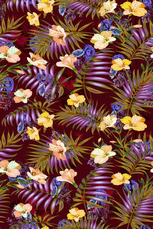 植物印花华亿平台图片