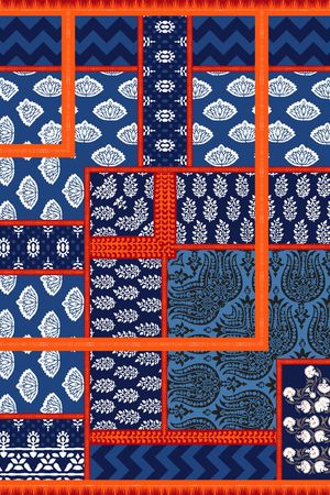 复古印花华亿平台图片