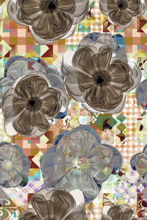 古典花纹印花华亿平台图片