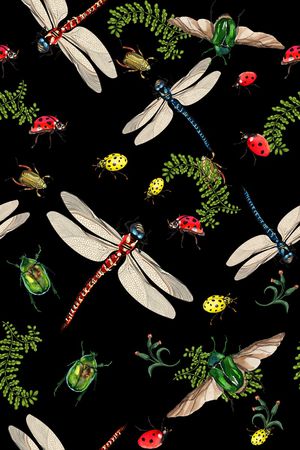 昆虫印花华亿平台图片