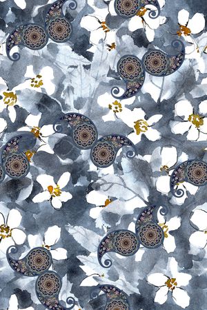 民族风印花华亿平台图片