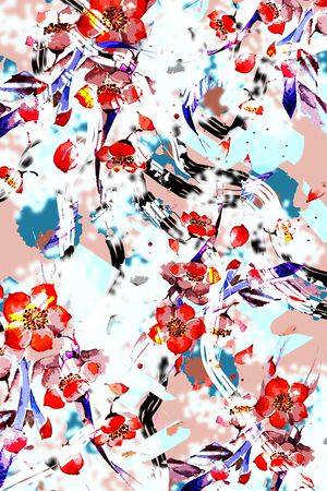 植物印花华亿平台图片