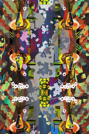 植物印花华亿平台图片