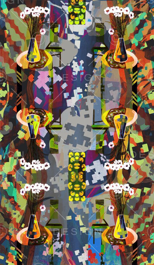 植物印花华亿平台图片