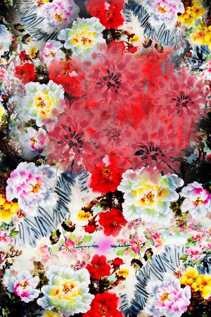 泼墨印花华亿平台图片