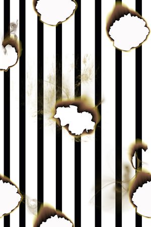 黑白条纹印花华亿平台图片