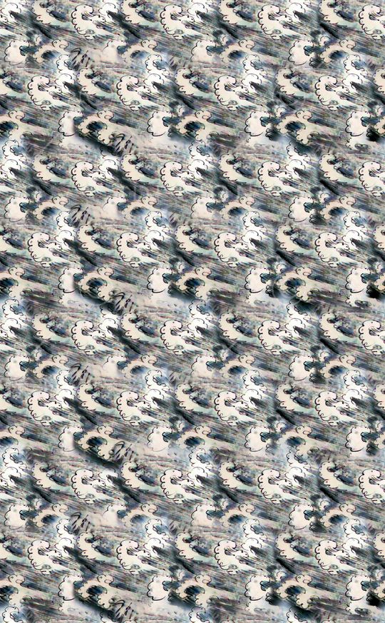 条纹印花华亿平台图片