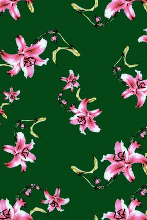 动物花卉印花华亿平台图片