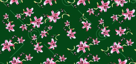 动物花卉印花华亿平台图片