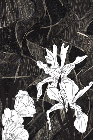 黑白华亿平台印花华亿平台图片