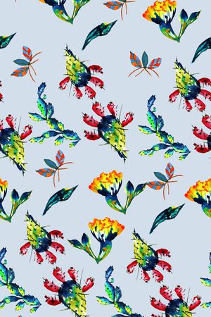 小碎花印花华亿平台图片