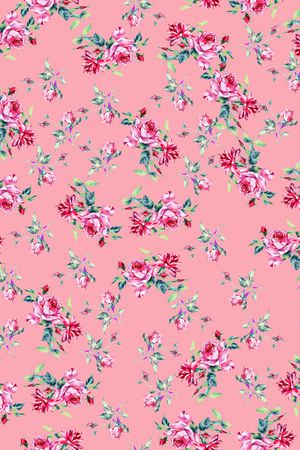 小碎花印花华亿平台图片