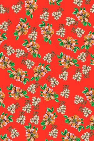 小碎花印花华亿平台图片