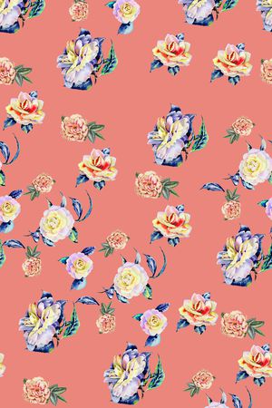 小碎花印花华亿平台图片