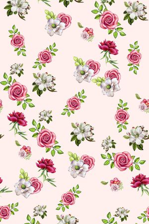 小碎花印花华亿平台图片