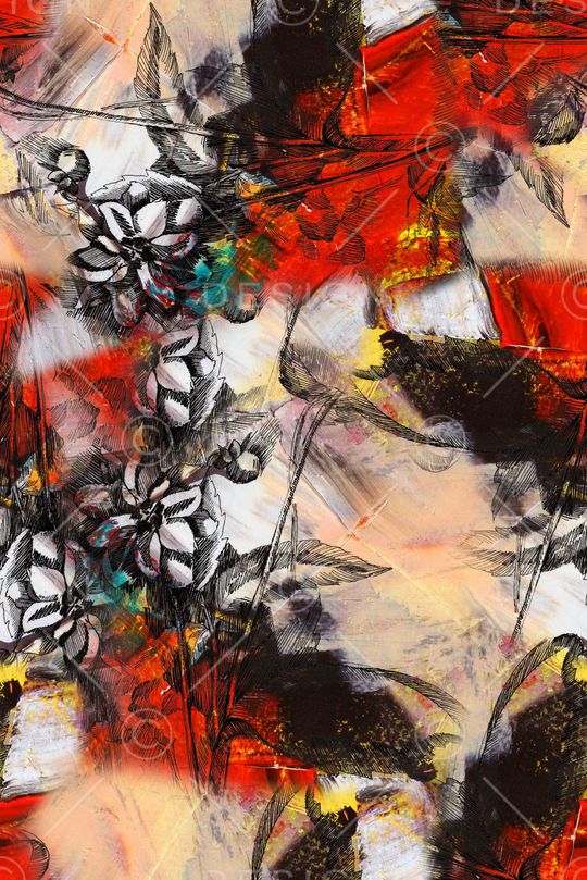 抽象印花华亿平台图片