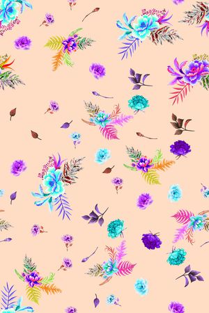 小碎花印花华亿平台图片