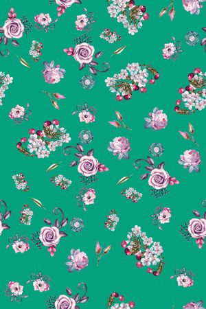 小碎花印花华亿平台图片