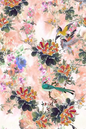 艺术印花华亿平台图片