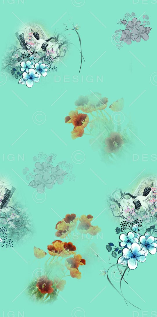 郁金香印花华亿平台图片