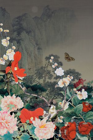 抽象印花华亿平台图片