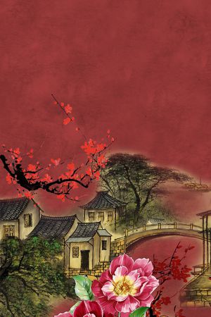 梅花印花华亿平台图片