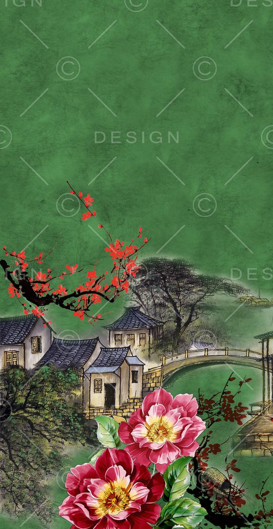 梅花印花华亿平台图片