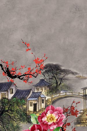 梅花印花华亿平台图片