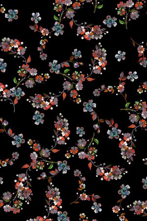 小碎花印花华亿平台图片