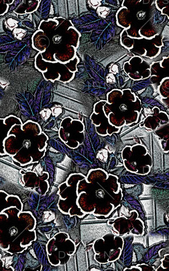 黑白华亿平台印花华亿平台图片