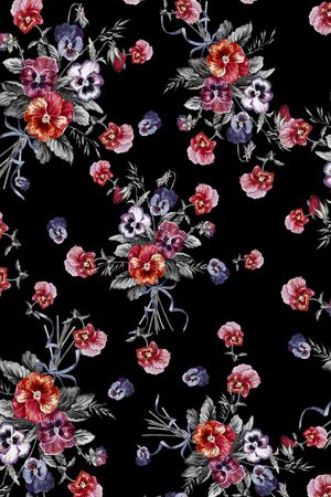 小碎花印花华亿平台图片