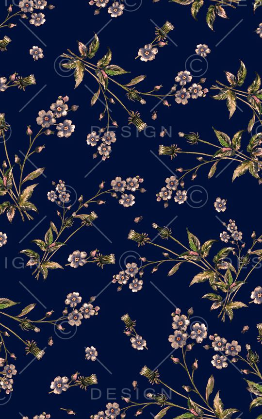 小碎花印花华亿平台图片