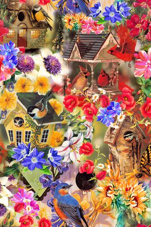 抽象印花华亿平台图片