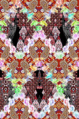 格子印花华亿平台图片