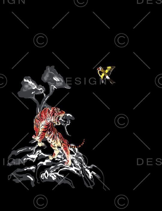 鸟印花华亿平台图片