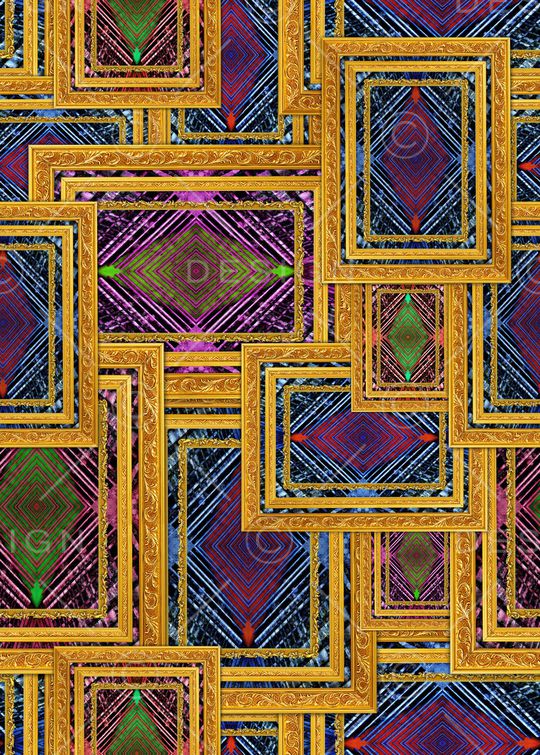 抽象印花华亿平台图片