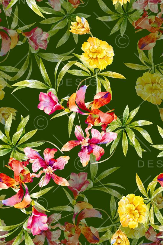 小碎花印花华亿平台图片