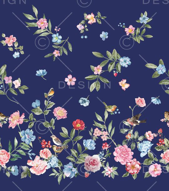 动物花卉印花华亿平台图片