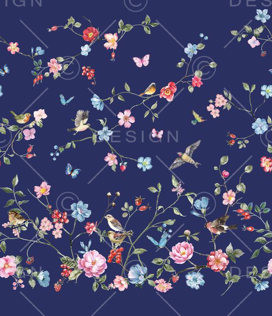 动物花卉印花华亿平台图片