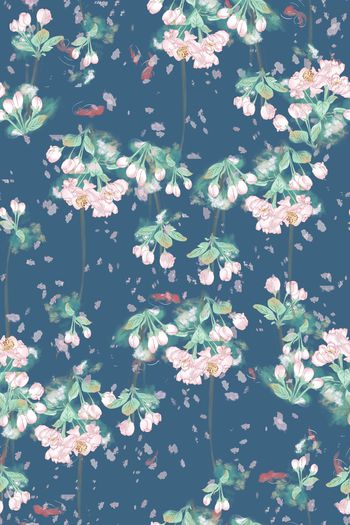 971975-花与金鱼1