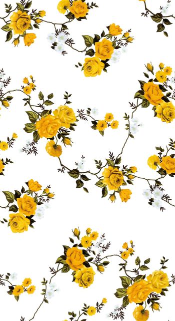 手绘玫瑰印花华亿平台图片