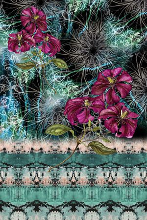 民族风印花华亿平台图片