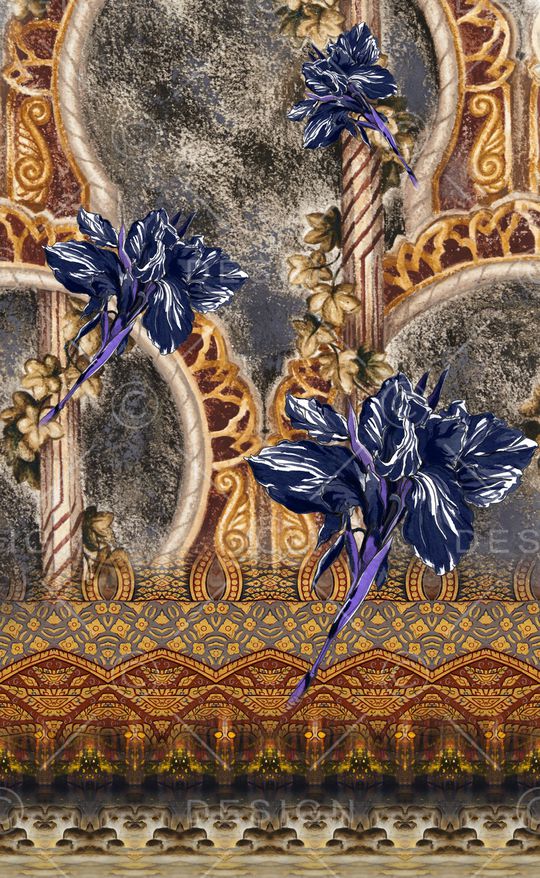 民族风印花华亿平台图片